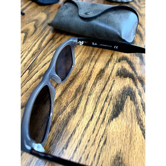Brand new custom men's Wayfarer Ray-Bans Medium - Picture 3 of 5